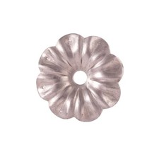 Rosetta  rosa in ferro battuto ornamento per scale decoro scala art. 14.014