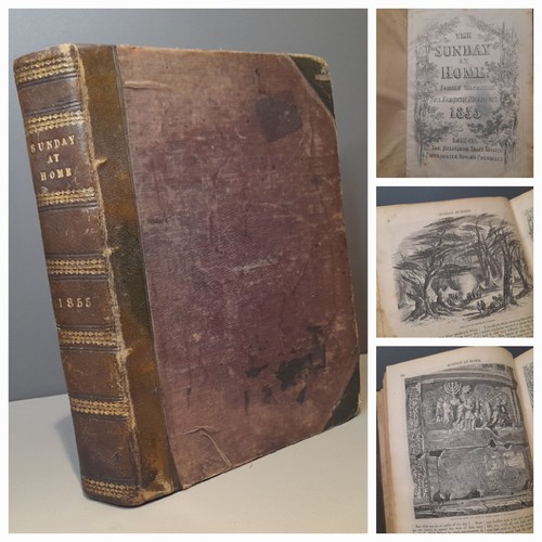 Antique 1855 book sunday - 1855,