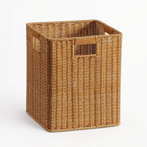 Cesto rattan intrecciato - cesto, in