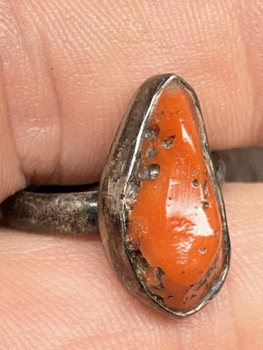 Anello corallo rosso misura - , 5