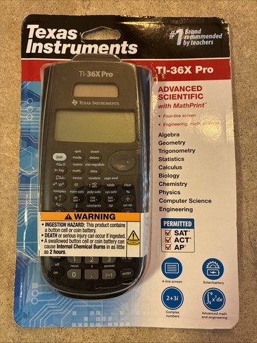 Texas instruments 36x - ti-36x, pro