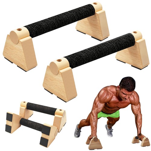 Parallettes barre legno - parallettes,