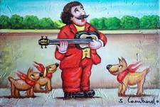 OLIO SU TELA SALVO LOMBARDO "IL SOGNATORE" TOP QUALITY