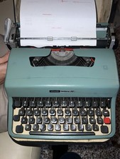 Macchina Da Scrivere Olivetti Vintage LETTERA 32 Con Custodia Originale