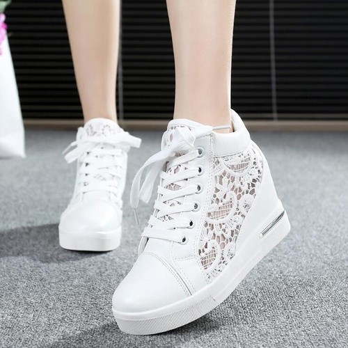 Sneakers donna punta tonda