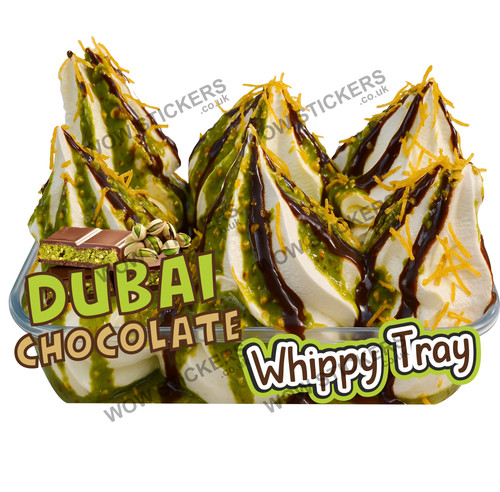 Adesivo furgone gelato dubai - furgone,