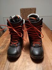 Stivali da snowboard Wedze Rn'X 7 UK 6.5, ottime condizioni, neri e arancioni 