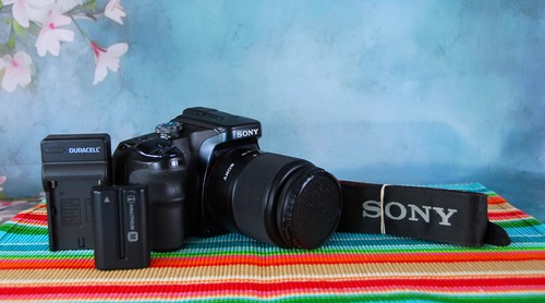 Sony a100 kit fotocamera - a100,
