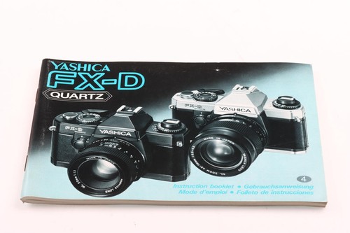 Yashica quartz istruzioni - fx-d,
