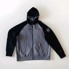 Felpa NIKE LeBron James con Cappuccio e zip - Colore Nero e Grigio Taglia XXL