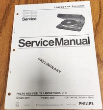 Philips 22AF867-44 Giradischi