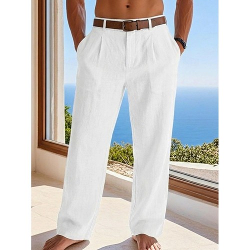 Pantalone uomo lino - , cotone