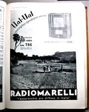 1837 Old Vintage Advertising.RADIOMARELLI - UAL-UAL LIRE 786 Pubblicità d'Epoca