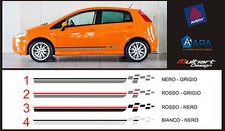 FASCE ADESIVE  PER AUTO STICKERS FIAT GRANDE PUNTO STRISCE ADESIVE AUTO TUNING