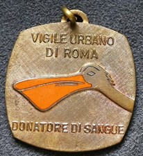 MEDAGLIA SMALTO - VIGILE