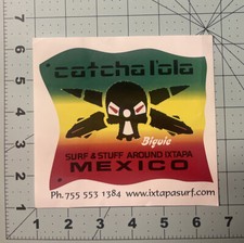Adesivo/decalcomania "Catch's l'ola" skateboard surf surf surfista