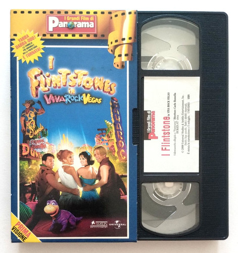 Vhs flintstones viva rock - vhs, in