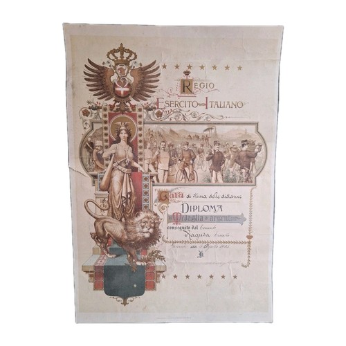 Militaria ww1 raro attestato - raro,