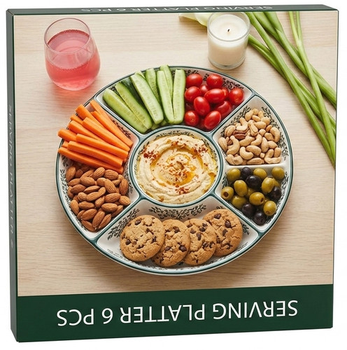 Set antipastiera pezzi - 6,