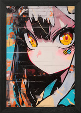 Quadro Anime Graffiti Murale