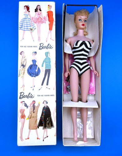 Bambola barbie bionda coda - bambola,