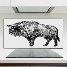 Bisonte nero disegno
