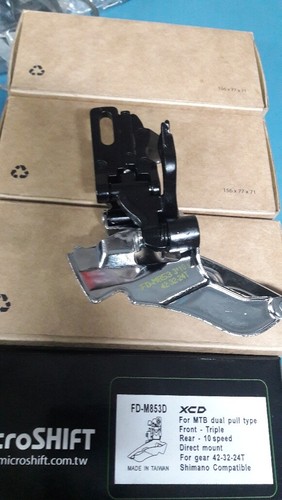 Deragliatore mtb per tripla - deragliatore,