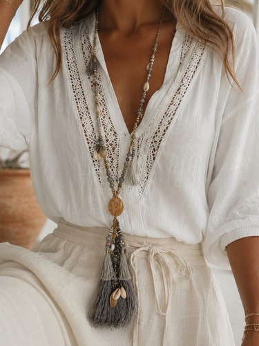 Collana boho donna catenina