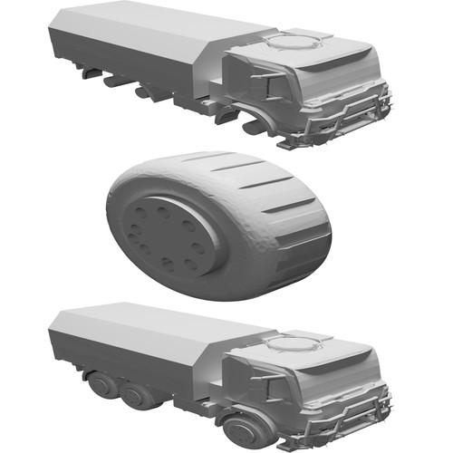 Modello tatra t810 - modello, camion
