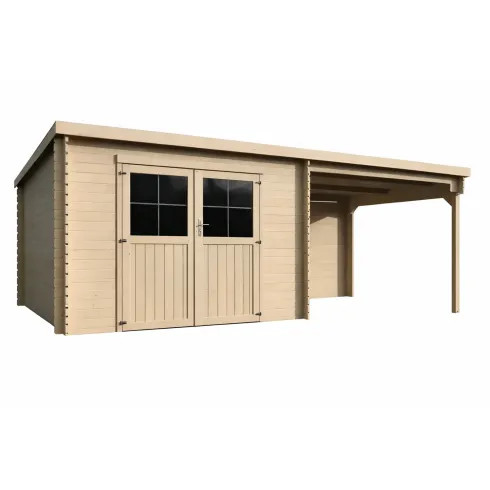 Casetta legno abete 6x3 - in,
