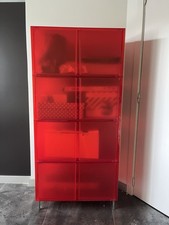 Mobile Kartell, Rosso, 1 Modulo Base +3 Sovrapposti, L80xP40xH160+10(piedi)