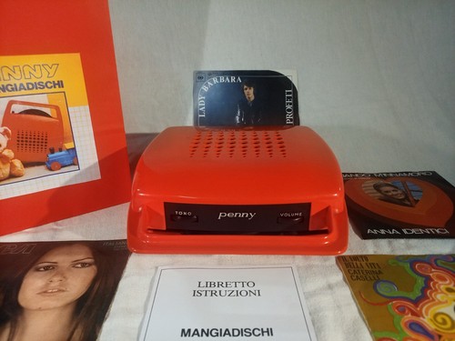 Mangiadischi penny rosso - mangiadischi,