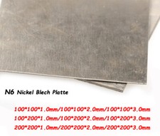 Piastre metalliche nichelate