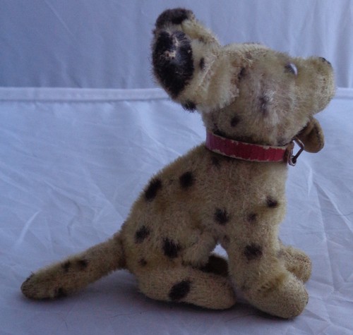 Dog steiff brown fabric - dog,