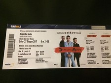 BIGLIETTO USATO CONCERTO