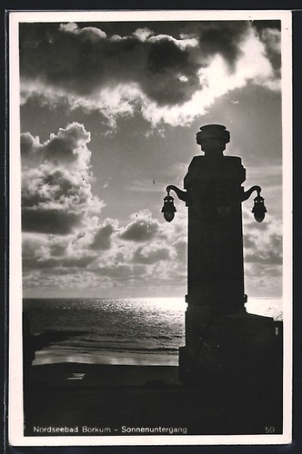 Borkum tramonto sul - tramonto,