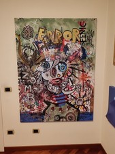 PAUL kOSTABI olio su tela  160