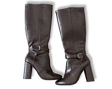 Stivali al ginocchio marrone