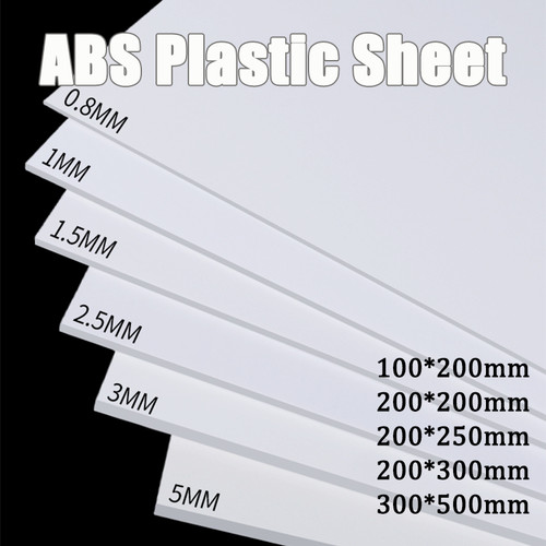Foglio plastica abs bianco - plastica,
