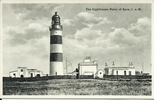 Cartolina originale non affrancata Il Faro/Punto di Ayre anni '30