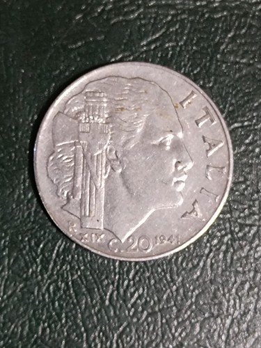 Moneta italia regno 20 - regno,