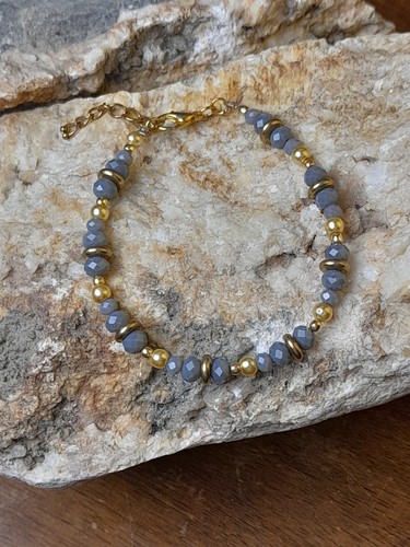 Braccialetto donna con - , perle