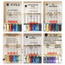 3 Confezioni Dentale K/H/S/C+ FILE K-FLEXOFILE Odontoiatria Endodontico Canale Radice K File