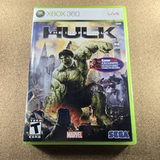 L'Incredibile Hulk GameStop Esclusivo Xbox 360 Completo Rosso Hulk Testato e Funzionante
