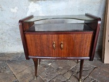 MidCentury Comodino anni '60 con doppio piano,  vintage, 60s