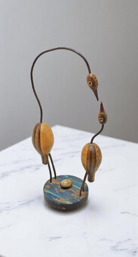 Figura uccello con gru - di,