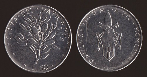 Vaticano paolo 50 lire - -,