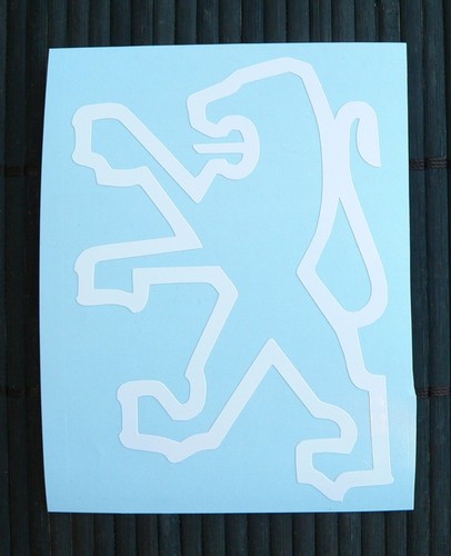 Adesivo logo peugeot - adesivo, auto