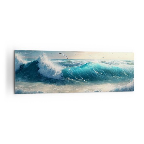 Quadro tela 160x50cm mare - tela,