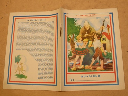 Vecchio quaderno scolastico